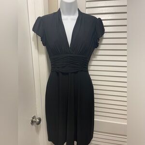 Evan Picone Black Dress LBD Size 4